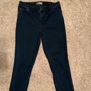 JJill Tried & True Fit Dark Wash Denim Jeans Sz 10